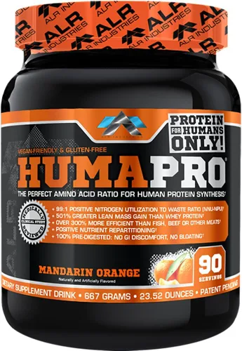 Miniatura 21 de ALR Industries Humapro Matriz de aminoácidos y proteínas para seres humanos 99% de utilización para músculo magro Vegano, sin gluten 334g