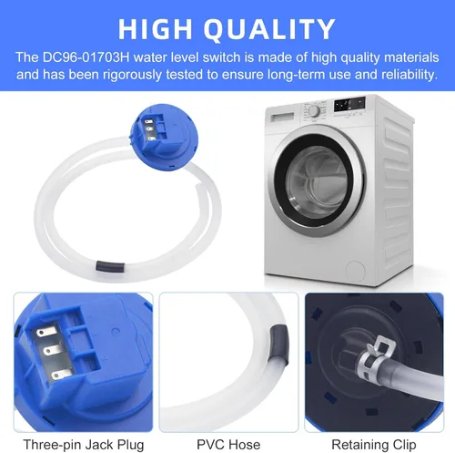 Miniatura 2 de DC96-01703H Interruptor de nivel de agua para lavadora Samsung Sensor de presión Accesorios de reemplazo DC96-01703N