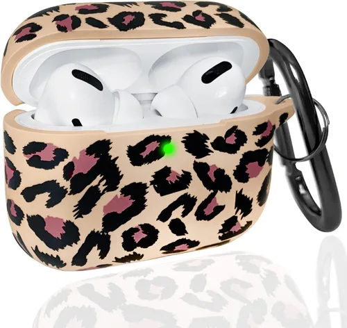 Miniatura 8 de Funda para Airpods Pro con llavero, funda protectora completa inspirada en lindo diseño de vaca, catalizador, de silicona, para mujeres, hombres