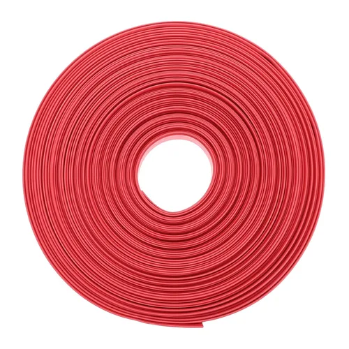 Miniatura 17 de Uxcell Tubo Termorretráctil 8mm de Diámetro 12.5mm de Ancho Plano 10m de Longitud 2:1 Tubo de Manga Termorretráctil para Cable Transparente Claro