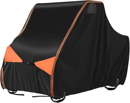 IC ICLOVER Funda UTV, 2-3 plazas 600D resistente impermeable lado a lado, fundas UTV de dos plazas para exteriores compatibles con Polaris RZR