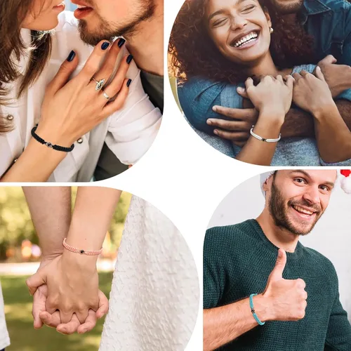 Miniatura 35 de Pulseras personalizadas con fotos, pulsera con imagen en el interior, pulseras para parejas, foto personalizada, regalos de cumpleaños