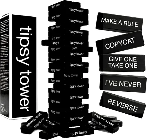 Jenga Tipsy Tower, juego para beber
