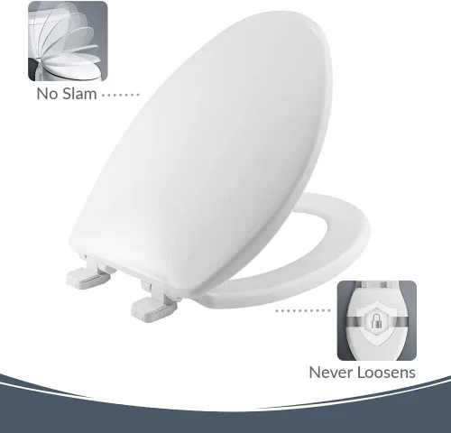 Miniatura 3 de Bio Bidet by Bemis Caswell - Asiento de inodoro con ajuste perfecto, rociador de agua dulce, no eléctrico, bidé fácil de instalar, redondo