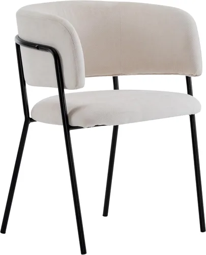 Miniatura 7 de Christopher Knight Home Juego de 2 sillas de comedor Nest, silla de cocina tapizada, silla de comedor con respaldo curvo, silla de comedor con marco
