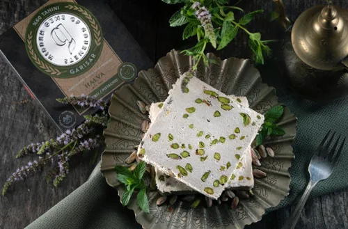 Miniatura 3 de Garisar Tahini Halva 60% Tahini – Halva – Halva de pistacho – Halva turca – Chocolate de caramelo – Postres – Dulces de Oriente Medio – Delicias