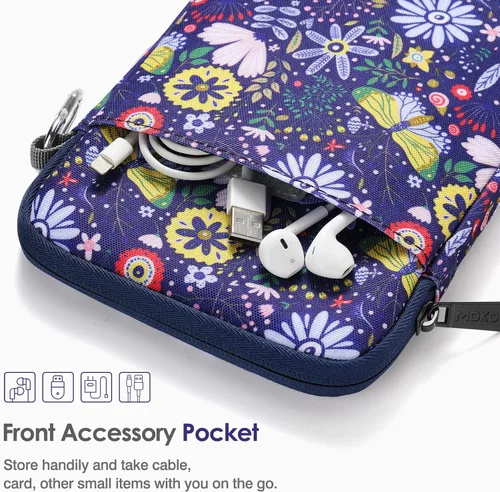 Miniatura 5 de MoKo Funda para Kindle de 6 a 7 pulgadas, funda protectora de nailon compatible con Kindle Paperwhite 2021, Fire 7 2022, totalmente nuevo