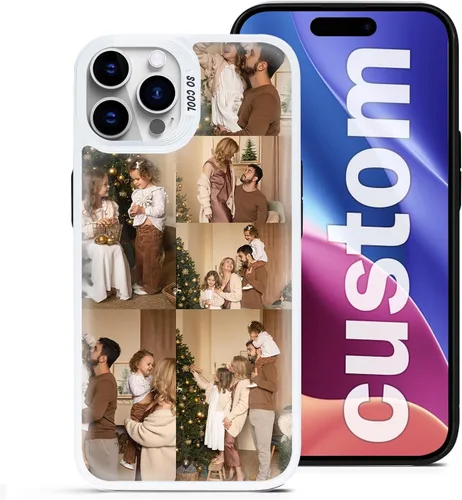 Miniatura 12 de Fundas de teléfono personalizadas para iPhone 16 15 14 13 12 11 Pro/Max/Plus/XR/XS/X, crea tu propia funda con foto - Funda personalizada para 1 Foto