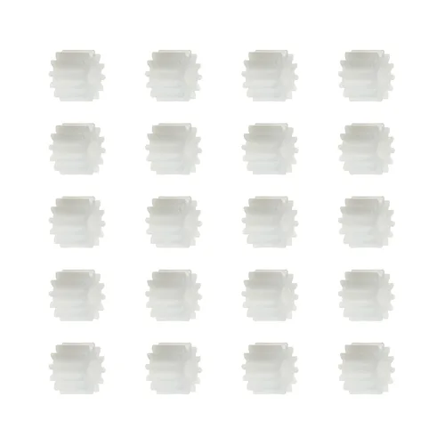 Miniatura 4 de Othmro 50pcs Engranajes de plástico 9 dientes Modelo 092A Reducción engranajes de gusano plástico para RC coche robot motor