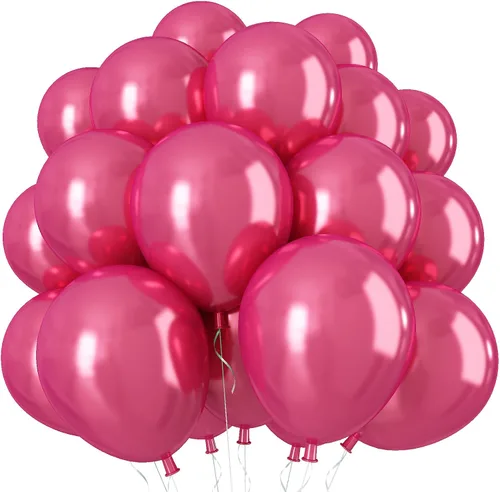 Miniatura 28 de Globos cromados verdes, 50 unidades de 10 pulgadas, globos metálicos de doble capa de color verde claro brillantes y gruesos, globos de látex