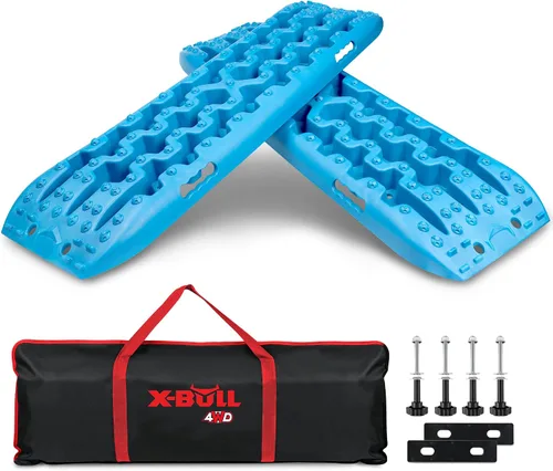 Miniatura 13 de X-BULL Nuevas Pistas de Tracción de Recuperación Arena Barro Nieve Escalera para Neumáticos 4WD (Naranja, 3gen)