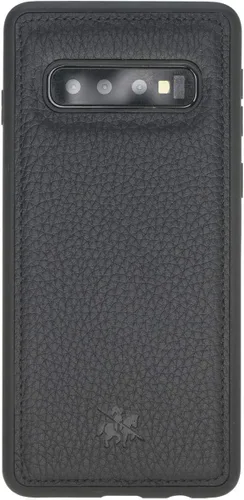 Miniatura 47 de Venito Lucca - Funda de piel compatible con Samsung Galaxy Note 10 (6.3 pulgadas), extra segura, con cubierta trasera acolchada, color negro rústico