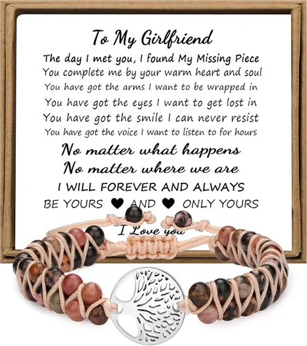 Pulsera de cuentas para mujeres y hombres, regalos de pareja para novio, novia, marido, esposa, piedra natural, alivio del estrés, ojo de tigre,
