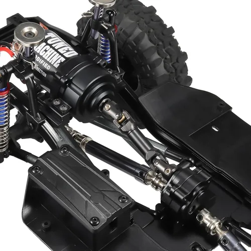 Miniatura 7 de SCX10 II Caja de cambios planetaria Caja de transferencia de eje de transmisión corta Placa deslizante Montaje de motor delantero para chasis