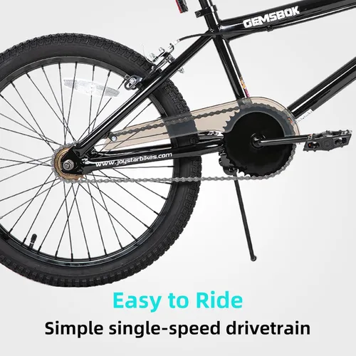 Miniatura 5 de JOYSTAR 20 24 Inch Kids BMX Bike for Boys and Girls Age 7-12 Freestyle Bicycle for Beginner Level Riders with Dual Hand Brakes & 2 Pegs 24" Kids
