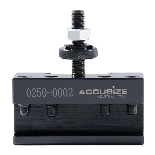 Miniatura 7 de Accusize Industrial Tools - Portaherramienta de cambio rápido para taladrado, torneado y rectificado, capacidad máxima de 1 pulgada, estilo No 2