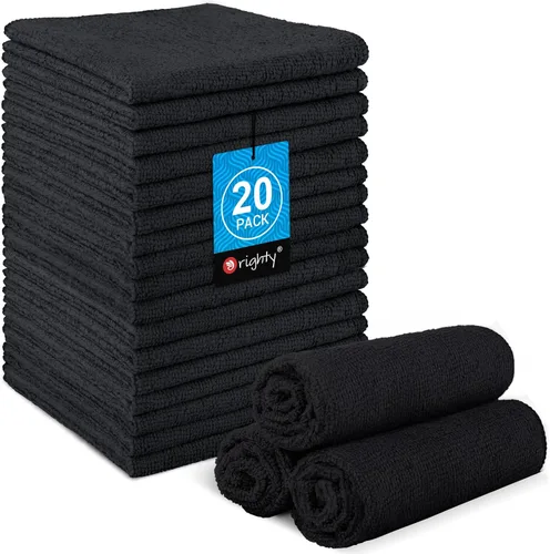 Miniatura 33 de Orighty Paquete de 5 toallas faciales de microfibra, altamente absorbentes y suaves al tacto, toallas de mano para baño, hotel, spa y gimnasio, 11.5