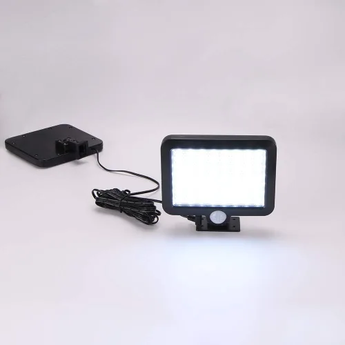 Miniatura 7 de Luz de pared de energía solar, luz con sensor de movimiento al aire libre, 56 LED, luz nocturna de seguridad, panel solar separable para patio