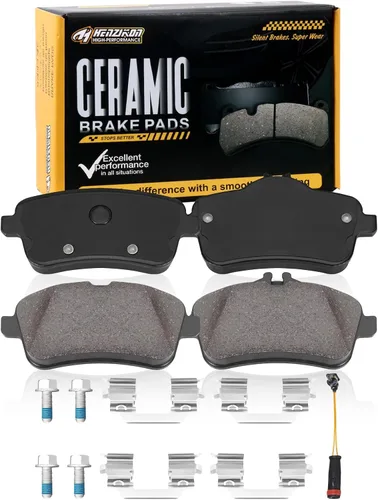 Pastillas de freno traseras de cerámica compatibles con Mercedes-Benz CLA250/CLA45 AMG/GL350/GL450/GL550/GLA45 AMG/GLE300d/GLE350/GLE450