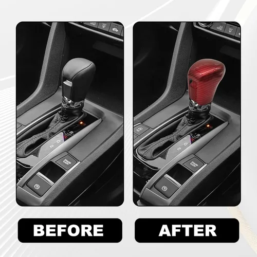 Miniatura 4 de Compatible con Honda Civic de 10ª generación Sedan Hatchback Coupe 2021 2020 2019 2018 2017 2016 CVT Transmisión automática Accesorios para palanca