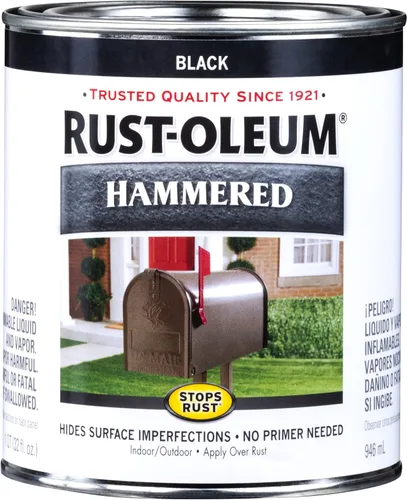 Pintura para acabado de metal Rust-Oleum Hammered, 1 cuarto de galón, 7215502