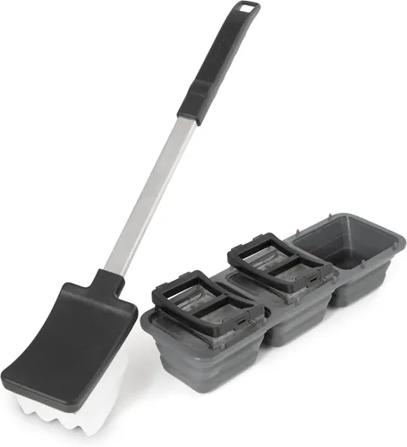 Miniatura 2 de Broil King 65679 - Cepillo para parrilla de acero inoxidable y resina, color negro