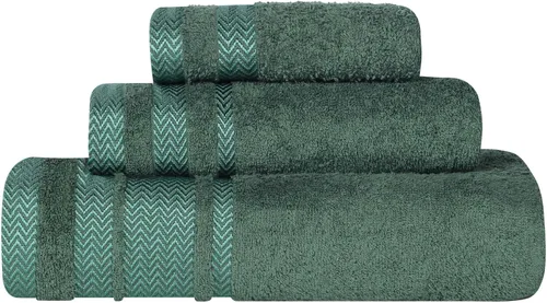 Miniatura 72 de Superior Juego de toallas de algodón de 9 piezas, toallas absorbentes suaves de felpa, artículos esenciales de baño, ducha, lujo, esponjosas