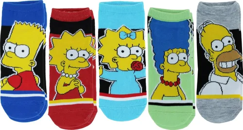 Miniatura 7 de Hyp The Simpsons - Calcetines tobilleros para mujer (5 unidades)
