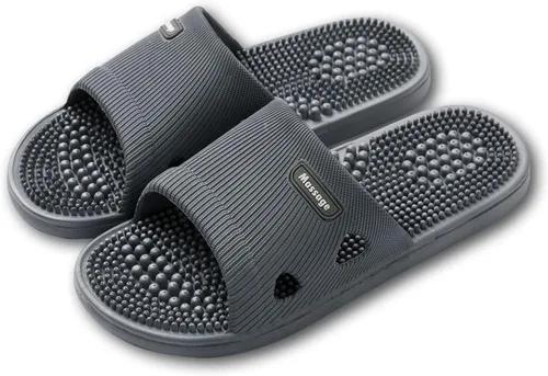 Miniatura 6 de Acupresión Reflexología Baño Masaje Zapatillas Sandalias Sandalias para Hombre y Mujer Hogar Absorción de Golpes, Terapia Promoción de la Rosa