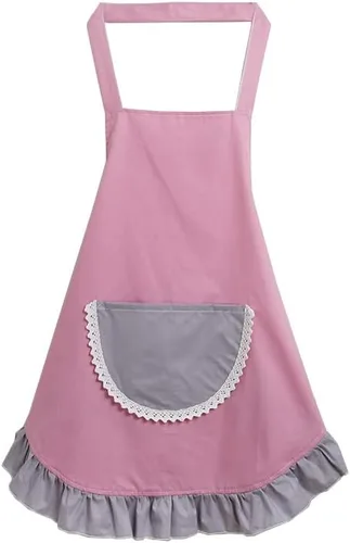 Miniatura 18 de Pañuelo con estampado floral, encantador, vintage, divertido, delantales para mujeres, niñas, pastel, jardín, pintura, delantales, diadema Delantal 7
