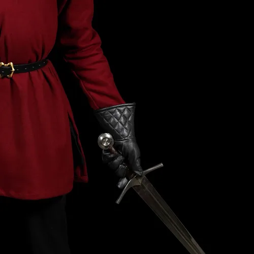 Miniatura 12 de Mythrojan Guantes de esgrima de espadachín: Hema Guantes de cuero ligeramente acolchados Renacimiento medieval