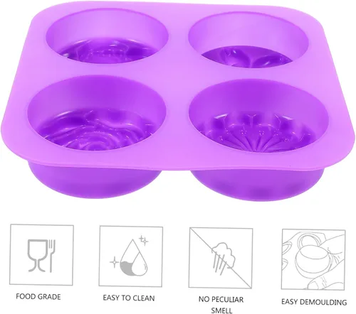 Miniatura 6 de Molde de silicona para magdalenas en forma de flor, herramienta para hornear magdalenas, magdalenas y jabón