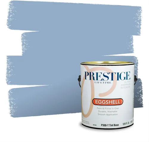 Miniatura 739 de Pintura Exterior + imprimación PRESTIGE, todo-en-uno, 1 galón, acabado mate, color comparable al Valspar* Royal Gray* VS151-Gris real