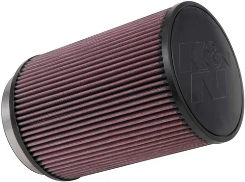 Miniatura 12 de K&N Filtro de aire universal de pinzas de alto flujo original de por vida: alto rendimiento, premium, lavable: diámetro de brida: 5 pulgadas