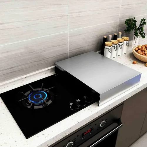 Miniatura 10 de HJJKKH Cubierta superior para estufa de gas, cubiertas para quemadores de estufa, tabla de fideos de acero inoxidable para estufa, fregadero