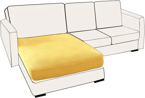 Miniatura 121 de UNBBRRL Fundas de cojín de asiento para sofá, elásticas, funda de cojín individual para sofá, fundas de cojín para sofá, fundas de héroe protegen