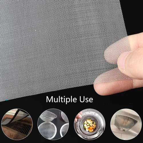 Miniatura 6 de Pantalla de malla de acero inoxidable #20Mesh -Tamaño: 15.7 x 47.2 "(40x120cm) Pantalla de malla de alambre SS304 para ventilación, jaula, jardín