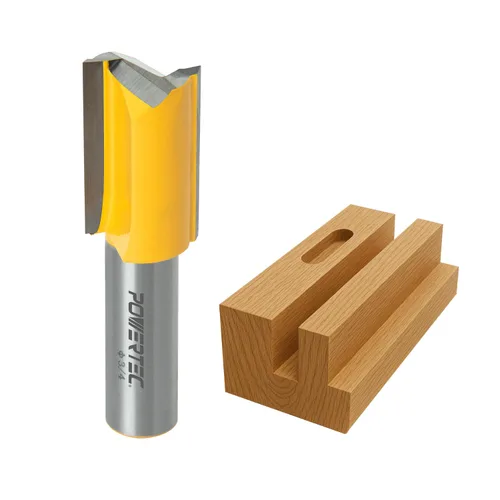Miniatura 9 de POWERTEC Insertos de almacenamiento de brocas de enrutador para 110 brocas, 50 brocas de 1/2 pulgada y 60 brocas de enrutador de vástago de 1/4