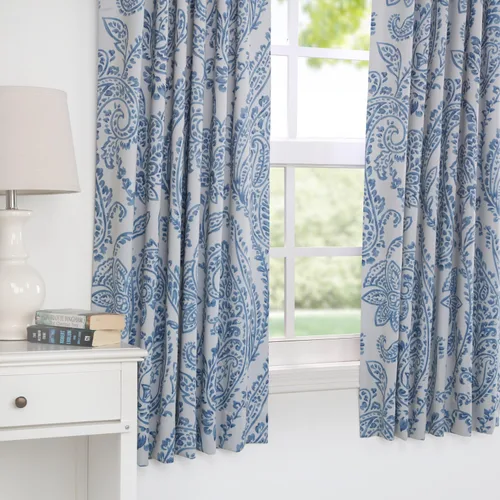 Miniatura 5 de HPD Half Price Drapes Cortinas impresas que oscurecen la habitación para dormitorio, sala de estar 50 X 63 pulgadas (1 panel), BOCH-KC16072-63, Tea
