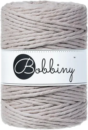 Miniatura 15 de Bobbiny Cordón de macramé XXL de 0.197 in de una sola capa (aguamarina), 108 yardas/330 pies (100% algodón reciclado)