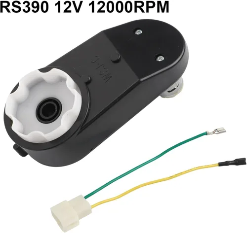 Miniatura 5 de RS390 RS550 12V Motor eléctrico de caja de cambios 12000 30000RPM reemplazo para niños paseo en coche juguete engranaje de metal de bajo ruido