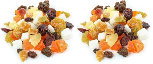 Miniatura 6 de Oregon Farm Fresh Snacks Mezcla de frutas secas – Mezcla de aperitivos con arándanos secos, coco, mango y pasas – Snacks saludables para adultos