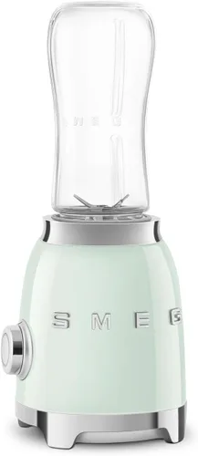 Miniatura 11 de SMEG Licuadora personal estilo retro de los años 50 con perilla retroiluminada y dos botellas de 20.3 fl oz sin BPA