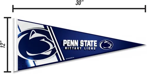 Miniatura 5 de Rico Industries NCAA Primary - Banderín de fieltro para decoración de pared, de 12 x 30 pulgadas, ideal para el hogar, dormitorio, decoración