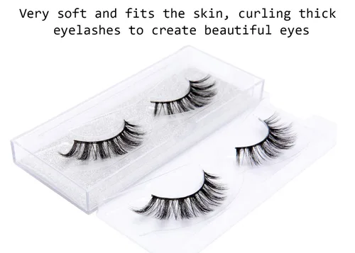 Miniatura 4 de DYSILK Pestañas postizas naturales - Pestañas de visón 5 pares 6D Pack de pestañas postizas Wispy - Kit de extensión de pestañas postizas 5 pares-02