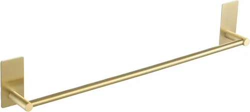 Miniatura 12 de KES Toallero de baño autoadhesivo de 24 pulgadas, no requiere taladro, para colgar toallas de baño, soporte para toallas de baño, acero inoxidable