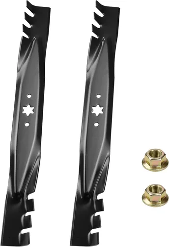 Miniatura 11 de Paquete de 2 cuchillas para cortacésped 108-9764-03 Toro de 22 pulgadas que sustituyen a la cuchilla Toro 131-4547-03, 131-4546-03,104-8697-03