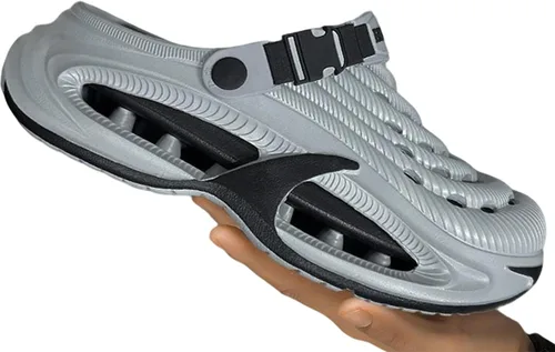 Miniatura 8 de ASHALI Zuecos unisex para jardín y playa con soporte de arco, zapatos impermeables para hombres y mujeres, sandalias ligeras y cómodas