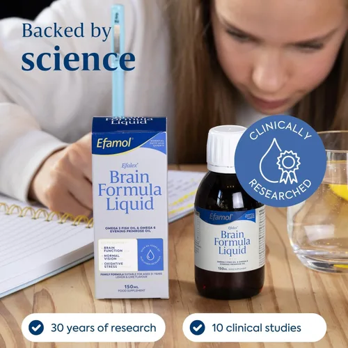 Miniatura 5 de Efalex Omega 3 +6 Suplemento alimenticio Líquido con sabor a limón y lima 150mls
