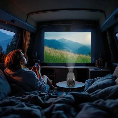 Miniatura 8 de Philips, Proyector de cine en casa Neopix 150, Full HD 1920 x 1080p, giratorio de 180 grados, fuente de luz LED, modo espejo, WLAN 6, sonido estéreo